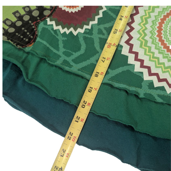 Desigual Boho Art Print Skirt XS Colorful Cotton A-Line Statement Cottagecore - Picture 10 of 14